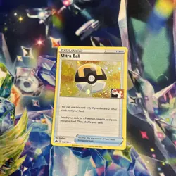 Ultra Ball Cosmic Holo Pokemon Prize Pack Series 3 Promo Pokemon Card NM/LP CRZ - Image 1