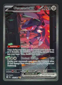 Genesect ex 169/086 SV: Black Bolt Special Illustration Rare Pokemon TCG - Image 1