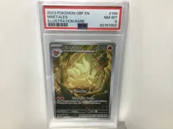2023 POKEMON OBF EN-OBSIDIAN FLAMES ILLUSTRATION RARE #199 NINETALES PSA 8 - Image 1