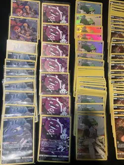 Pokemon Cosmic Eclipse Trainer Gallery Lot of 204 Cards Near Mint - Image 2