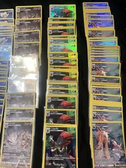 Pokemon Cosmic Eclipse Trainer Gallery Lot of 204 Cards Near Mint - Image 4