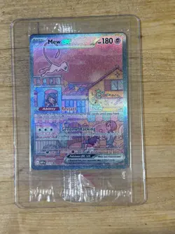 Pokemon SEALED Mew EX 053 Holo Black Star Promo Scarlet & Violet 151 free ship - Image 1