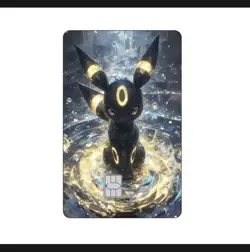 Umbreon Credit Debit Card Skin Decal Small Chip - Image 1
