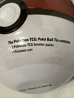 Pokemon TCG PokeBall Tin Factory Sealed [Standard PokeBall] D23 - Image 2