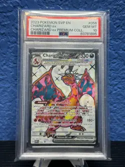 2023 Pokemon SVP en Premium Collection Charizard EX #056 Promo PSA 10 - Image 1