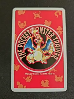 Charmander Ace of Clubs Red Charizard Deck Playing Poker Card Pokemon NM - Image 2
