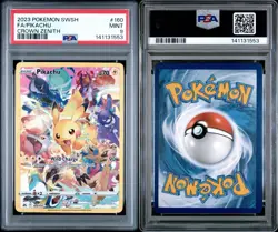 2023 POKEMON SWORD & SHIELD CROWN ZENITH #160 SWSH FULL ART PIKACHU MINT PSA 9 - Image 3