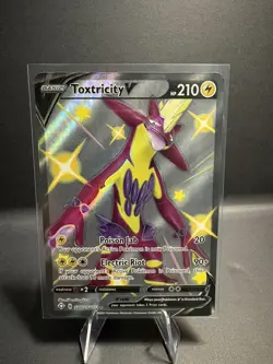 Toxtricity V SV112/SV122 Shining Fates Shiny Vault Full Art Holo Pokemon NM - Image 1