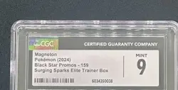 Pokemon Magneton Scarlet & Violet Promo #159 Promo Holofoil English CGC 9 - Image 3