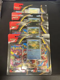 2x Pokemon TCG: Mega Evolution 3-Pack Blister Psyduck Promo lot of 2 SHIPS FAST - Image 4