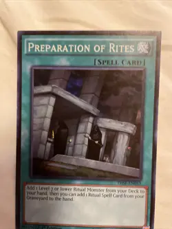 Yugioh - Preparation of Rites - THSF-EN053 - Super Rare 1st Edition LP - Image 1