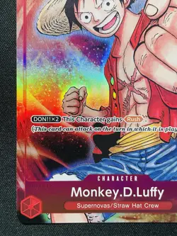 CARD ONE PIECE TCG - Monkey D Luffy Promo card Full Art NEAR MINT English - Image 5