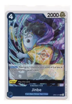 Jinbe (071) OP01-071 R Foil One Piece Romance Dawn English NM - Image 1
