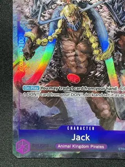 CARD ONE PIECE TCG - Jack ST04-008 Promo Alternate Art NEAR MINT English - Image 5
