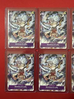 One Piece Monkey D.Luffy P-041 ENG Perfect Condition (8 CARDS) - Image 5