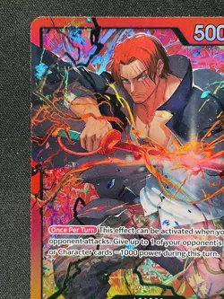 One Piece Card TCG - Shanks (OP09-001) Leader Alt Art NEAR MINT English - Image 2