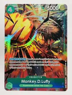 One Piece Card TCG - Monkey.D.Luffy PRB02 Alternate Art AA NEAR MINT english - Image 1
