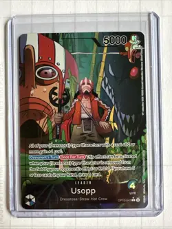 One Piece Usopp OP10-042 Alt Art HOLO Royal Blood Englisch NM - Image 1