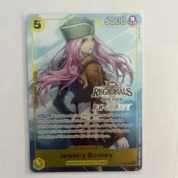One Piece TCG, Jewelry Bonney P-085 (Offline Regional FINALIST 2025 Vol 2) - Image 1