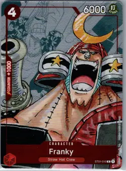Franky (Alt Art) ST01-010 25th Anniversary English - One Piece Card - NM - Image 1