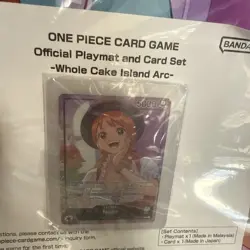 One Piece Official Playmat & Card Set Whole Cake Island Nami OP11-041 English - Image 2