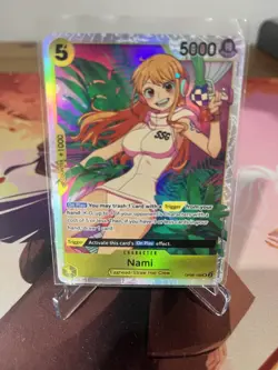 One Piece Nami OP08-106 SR NM Two Legends - Image 1
