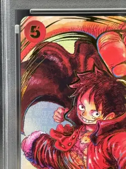 PSA 10 Monkey D. Luffy ST01-012 Eiichiro Oda Signature One Piece Card Japanese - Image 3