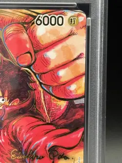 PSA 10 Monkey D. Luffy ST01-012 Eiichiro Oda Signature One Piece Card Japanese - Image 4