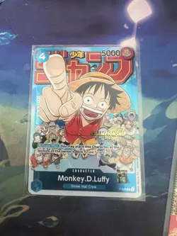 ONE PIECE TCG MONKEY D. LUFFY P-033 CS 2023 EVENT PACK CHAMPIONSHIP STAMPED - Image 1
