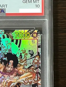 PSA 10 Portgas D Ace OP02-013 SR Comic Parallel Manga Alt Art ONE PIECE Japanese - Image 4