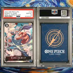 Monkey D Garp PSA 10 Graded Op02 115 Alternate Art Japanese One Piece Card - Image 3
