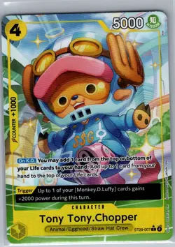 Tony Tony.Chopper (Alt Art) ST29-007 English Egghead - One Piece Card - NM - Image 1