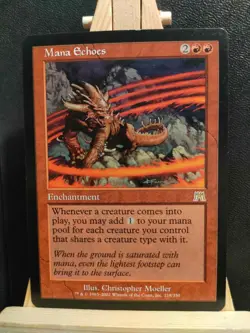 Mana Echoes - Onslaught - Rare - LP to NM (see pics) MTG - Image 1