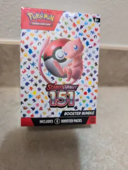 Pokemon Tcg Scarlet And Violet 151 Booster Bundle (6 Packs) Sealed - Image 1