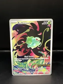 Pokemon Bulbasaur 133/132 Me01 Mega Evolution Illustration Rare Holo Stamped F - Image 2