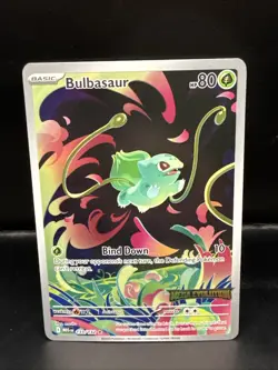 Pokemon Bulbasaur 133/132 Me01 Mega Evolution Illustration Rare Holo Stamped E - Image 2