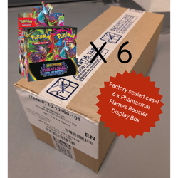 Pokemon Phantasmal Flames Booster Display FACTORY SEALED CASE (6x BOX) FAST SHIP - Image 1