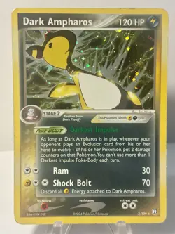 Pokemon Dark Ampharos 2/109, Team Rocket Returns, Reverse Holo *Great Condition* - Image 1