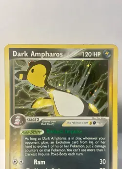 Pokemon Dark Ampharos 2/109, Team Rocket Returns, Reverse Holo *Great Condition* - Image 3