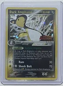 Pokemon Dark Ampharos 2/109 Reverse Holo - Team Rocket Returns 2004 - HP - Image 1