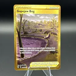 Pokemon TCG - Gapejaw Bog - 213/195 - Silver Tempest - NM Secret Rare (2022) - Image 1