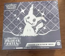 Pokemon TCG Scarlet & Violet Paldean Fates Elite Trainer Box ETB Factory Sealed 820650856181 - Image 1