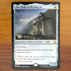 The Walls of Ba Sing Se - Prerelease Foil Promo - Avatar TLA MTG - Image 1
