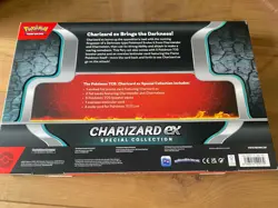‼✅ Pokemon TCG Charizard EX Special Collection Box slight rip to box - Image 2