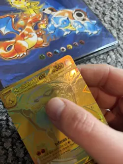 Mega Charizard X EX Gold 130/094 Pack Fresh Mint Pokemon TCG Phantasmal Flames - Image 5