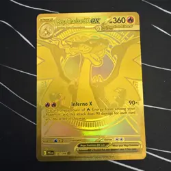Gold Mega Charizard X EX 130/094 Pack Fresh Mint Pokemon TCG Phantasmal Flames - Image 2