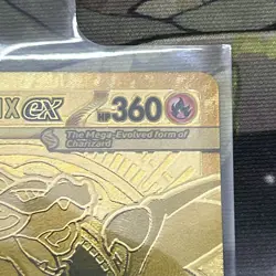 Mega Charizard X EX Gold Hyper Rare 130/094 Pokemon TCG Phantasmal Flames MINT - Image 3