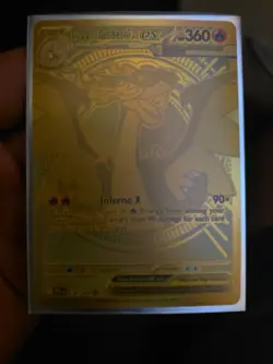 Gold Mega Charizard X EX 130/094 Pack Fresh Mint Pokemon TCG Phantasmal Flames - Image 2