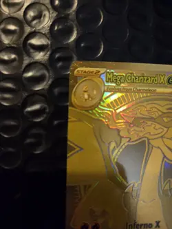 Gold Mega Charizard X EX 130/094 Pack Fresh Mint Pokemon TCG Phantasmal Flames - Image 2