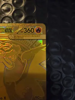 Gold Mega Charizard X EX 130/094 Pack Fresh Mint Pokemon TCG Phantasmal Flames - Image 3